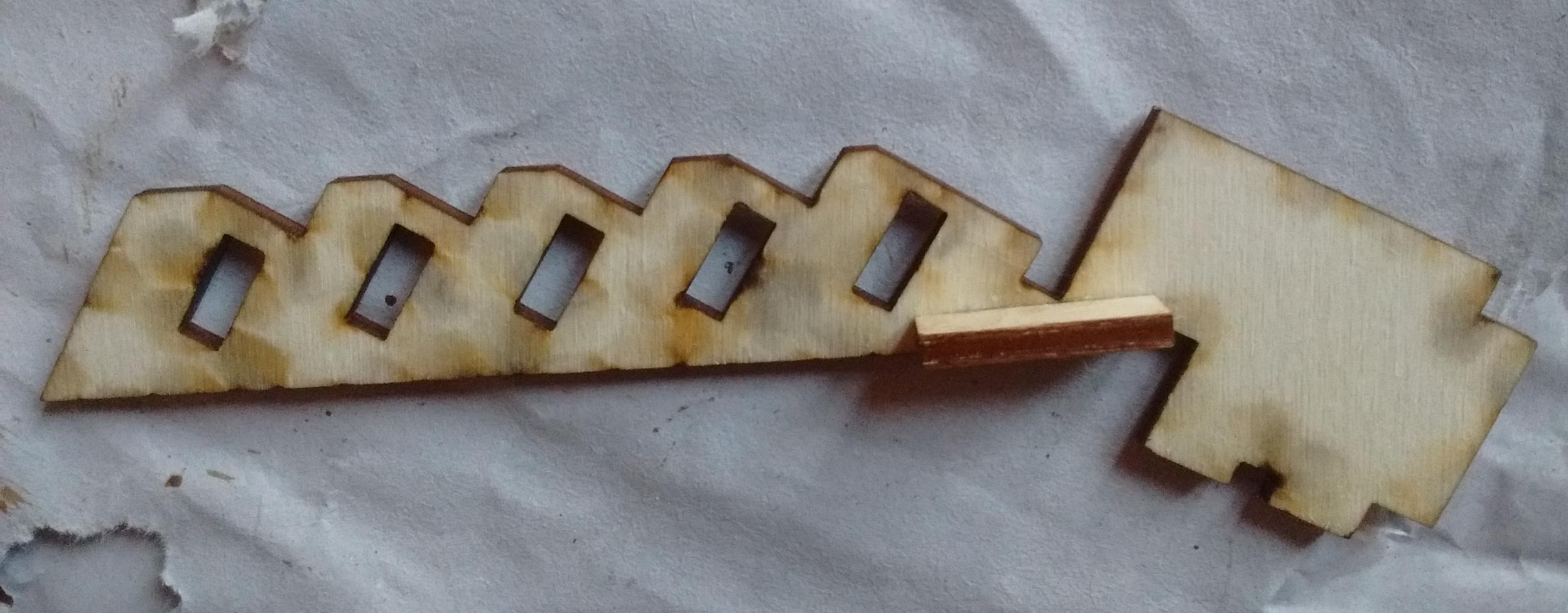 Repairs to the steps